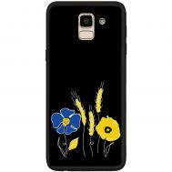 Чохол для Samsung Galaxy J6 2018 (J600) MixCase патріотичні квіти україни