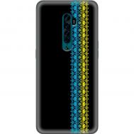 Чохол для Oppo Reno 2 MixCase патріотичні синє-жовтий колір вишиванки