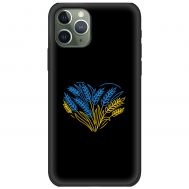 Чохол для iPhone 11 Pro Max MixCase патріотичні синьо-жовта пшениця