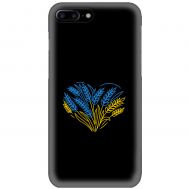 Чохол для iPhone 7 Plus / 8 Plus MixCase патріотичні синьо-жовта пшениця
