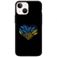 Чохол для iPhone 13 MixCase патріотичні синьо-жовта пшениця