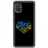 Чохол для Samsung Galaxy A51 (A515) / M40s MixCase патріотичні синьо-жовта пшениця