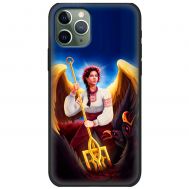 Чохол для iPhone 11 Pro MixCase патріотичні українка ангел з тризубо