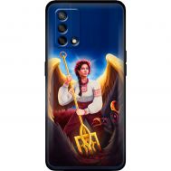 Чохол для Oppo A74 MixCase ангел з тризубо патріотичні українка