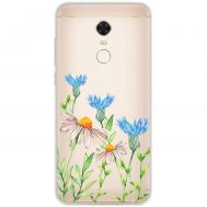 Чохол для Xiaomi Redmi 5 Plus Mixcase квіти волошки та ромашки