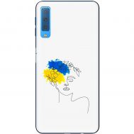 Чохол для Samsung Galaxy A7 2018 (A750) MixCase патріотичні Україна