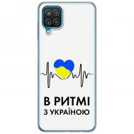 Чохол для Samsung Galaxy A12 / M12 MixCase патріотичні в ритмі з України