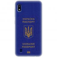 Чохол для Samsung Galaxy A10 (A105) MixCase патріотичні Україна паспорт