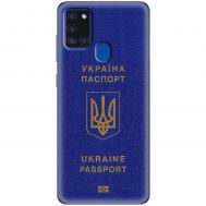 Чохол для Samsung Galaxy A21S (A217) MixCase патріотичні Україна паспорт