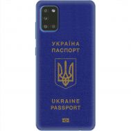 Чохол для Samsung Galaxy A31 (A315) MixCase патріотичні Україна паспорт
