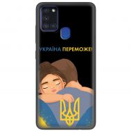 Чохол для Samsung Galaxy A21S (A217) MixCase патріотичні Україна переможе