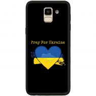 Чохол для Samsung Galaxy J6 2018 (J600) MixCase патріотичні pray for Ukraine