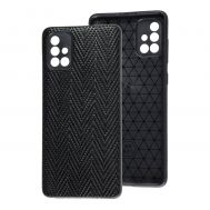 Чохол для Samsung Galaxy A71 (A715) Leather case хвиля