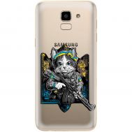 Чохол для Samsung Galaxy J6 2018 (J600) MixCase патріотичні військовий кіт захисник