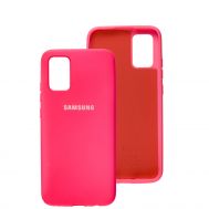 Чохол для Samsung Galaxy A02s (A025) Silicone Full рожевий / barbie pink