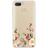 Чохол для Xiaomi Redmi 6 Mixcase квіти квіточки
