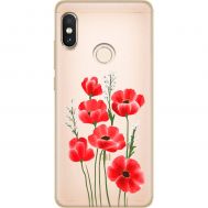 Чохол для Xiaomi Redmi Note 5/5 Pro Mixcase квіти маки в польових травах
