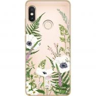 Чохол для Xiaomi Redmi Note 5 / 5 Pro Mixcase квіти білі квіти лісові трави