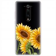 Чохол для Xiaomi Mi 9T / Redmi K20 Mixcase квіти три соняшники