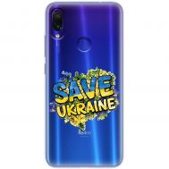 Чохол для Xiaomi Redmi Note 7 MixCase патріотичні save ukraine