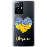 Чохол для Xiaomi 11T / 11T Pro MixCase патріотичні серце з квітами