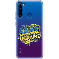Чохол для Xiaomi Redmi Note 8T MixCase патріотичні save ukraine