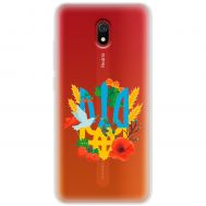 Чохол для Xiaomi Redmi 8A MixCase патріотичні герб у квітах