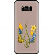 Чохол для Samsung Galaxy S8 (G950) Патріотичні квіти у формі герба