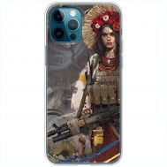 Чохол для iPhone 12 Pro Max MixCase патріотичні дівчата воїн