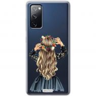 Чохол для Samsung Galaxy S20 FE (G780) MixCase дівчина з квітковим вінком