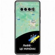 Чохол для Samsung Galaxy S10+ (G975) MixCase патріотичні Львів це Україна