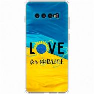 Чохол для Samsung Galaxy S10+ (G975) MixCase патріотичні love Ukraine
