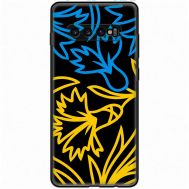 Чохол для Samsung Galaxy S10+ (G975) MixCase патріотичні синє-жовта лілія