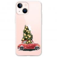 Чохол для iPhone 13 MixCase Новий рік ялинка їде додому