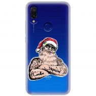 Чохол для Xiaomi Redmi 7 MixCase Новий рік Санта Клаус за Україну