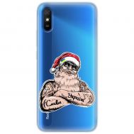 Чохол для Xiaomi Redmi 9A MixCase Новий рік Санта Клаус за Україну