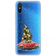 Чохол для Xiaomi Redmi 9A MixCase Новий рік ялинка їде додому