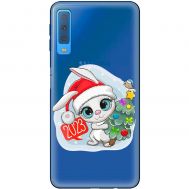 Чохол для Samsung Galaxy A7 2018 (A750) MixCase Новий рік кролик 2023