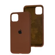 Чохол для iPhone 11 Pro Max Silicone Full brown