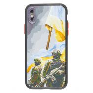 Чохол для iPhone X / Xs WAVE Ukraine Shadow Matte warriors of light