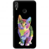 Чохол для Huawei Honor 8X Mixcase кольоровий котик