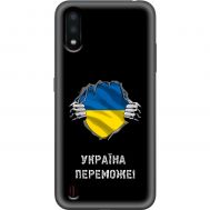 Чохол для Samsung Galaxy A01 (A015) MixCase патріотичні Україна переможе