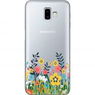 Чохол для Samsung Galaxy J6+ 2018 (J610) Mixcase квіткове поле