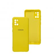 Чохол для Samsung Galaxy A31 (A315) Silicone Full camera жовтий