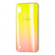 Чохол для Samsung Galaxy A10 (A105) Aurora з лого рожевий