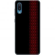Чохол для Samsung Galaxy A02 (A022) MixCase патріотичні червоний колір вишиванки