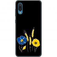 Чохол для Samsung Galaxy A02 (A022) MixCase патріотичні квіти україни