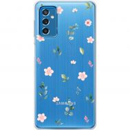 Чохол для Samsung Galaxy M52 (M526) Mixcase квіти патерн квіти гілки евкаліпт