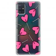 Чохол для Samsung A51 (A515) MixCase день закоханих цукерка серце