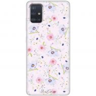 Чохол для Samsung Galaxy A51 (A515) Mixcase квіти